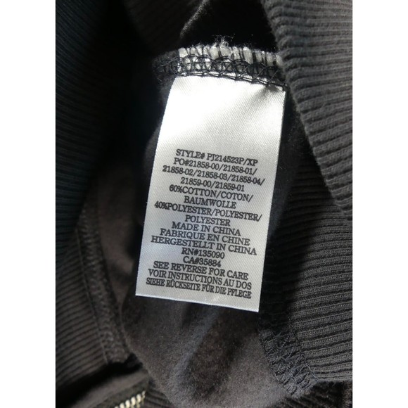 PELOTON Womens Small Sweatshirt Hoodie Dark Gray Full Zip Graphic Print Hooded - Picture 5 of 8